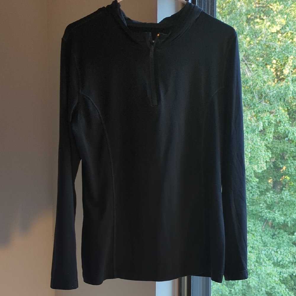 Old Navy Women's Black Zip-Up Hoodie